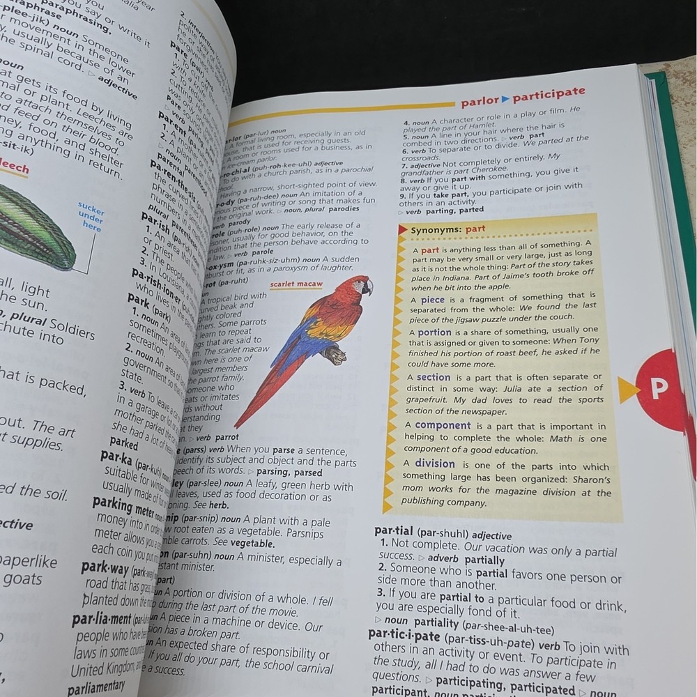 Scholastic Children's Dictionary Scholastic Inc. VTG 1996 Illustrated Hardcover - Picture 7 of 7